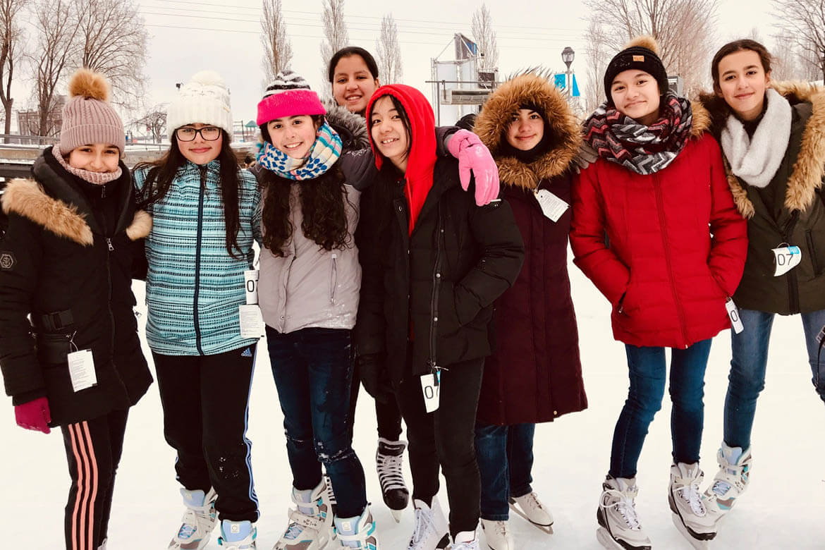 Journée blanche du Collège Laval, joies de l’hiver, la vie étudiante au Collège Laval