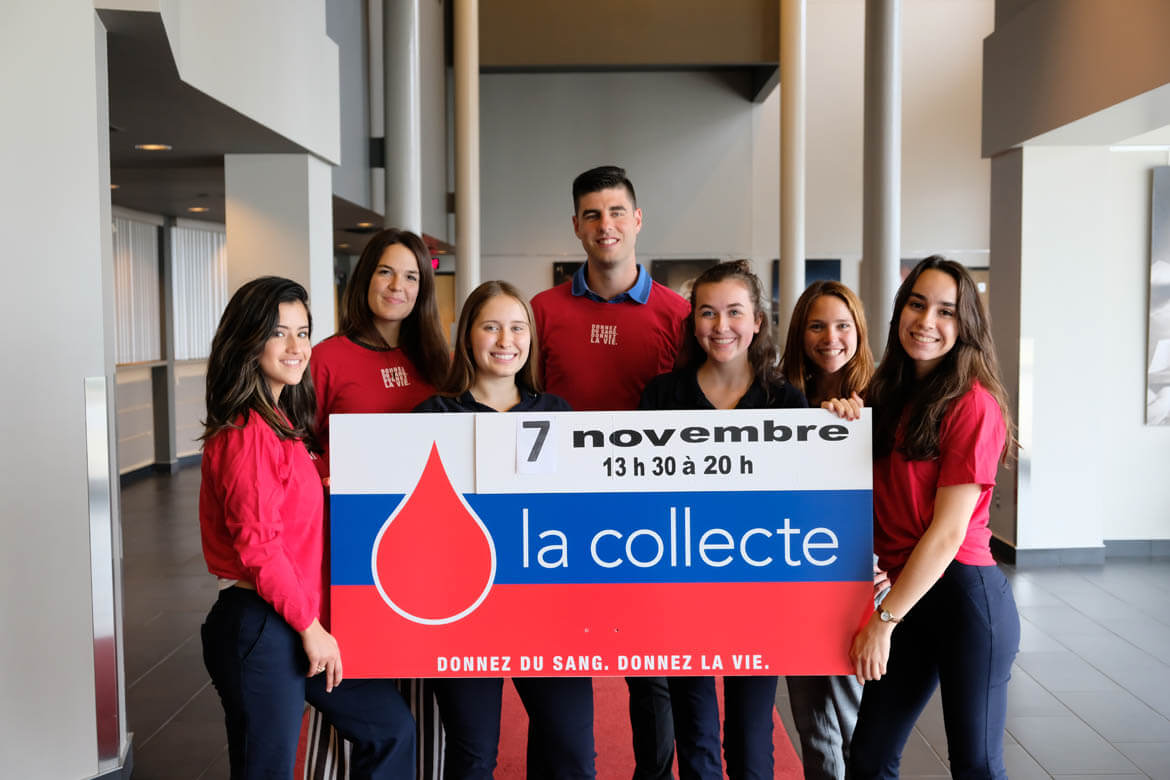Héma-Québec, Collecte de sang, Collecte de sang Héma-Québec, Collecte de sang du Collège Laval